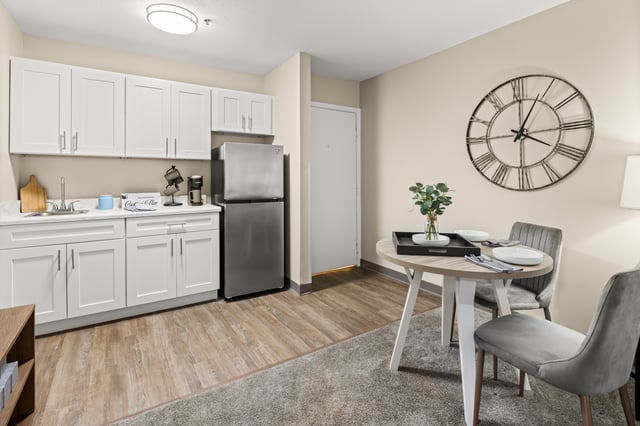 Chateau-Ridgeland-032 Kitchen in our One-Bedroom Apartment Home